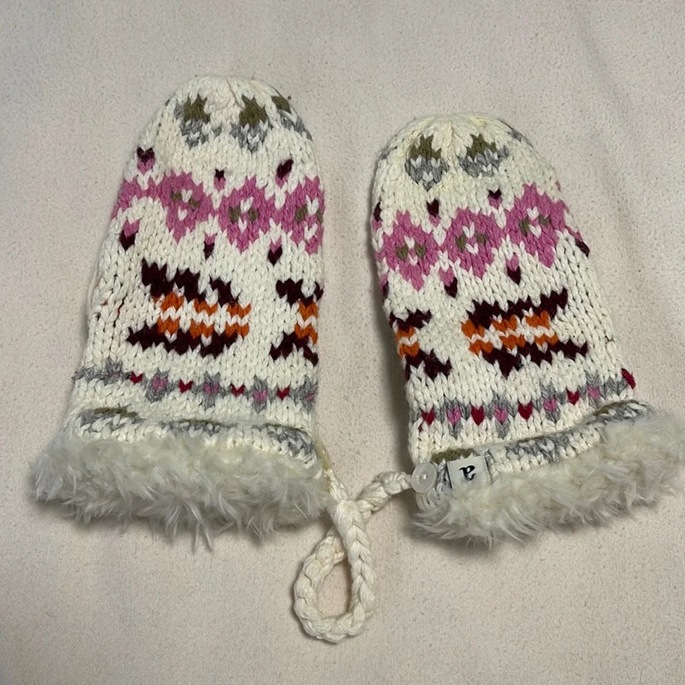 Abercrombie cotton/wool blend mittens*